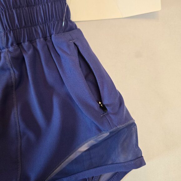 AUREFIN Women's Running Lightweight Workout Active Gym Short Shorts Sz XS Blue - Picture 8 of 12